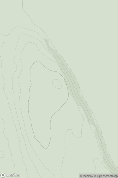 Thumbnail image for Watch Craig [The Glenkens to Annandale] showing contour plot for surrounding peak